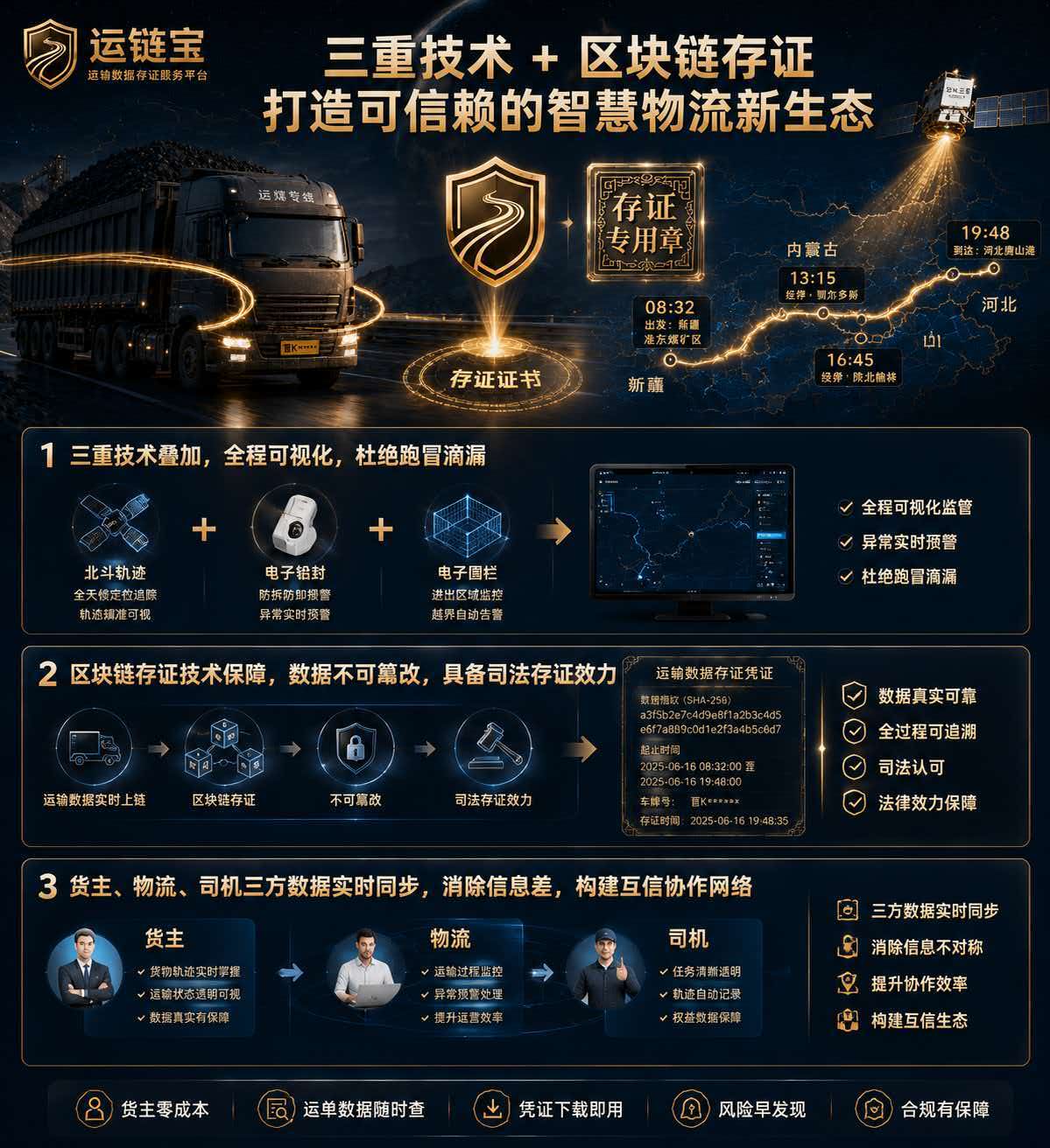 运链宝三重技术